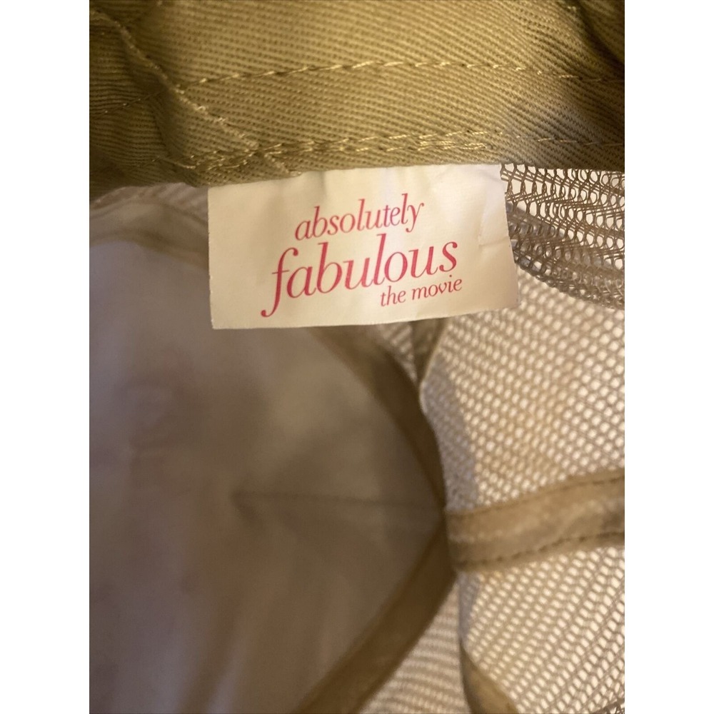 Absolutely Fabulous The Movie Gold Lamee Hat Pink Embroidered Baseball Cap Promo - Picture 6 of 7
